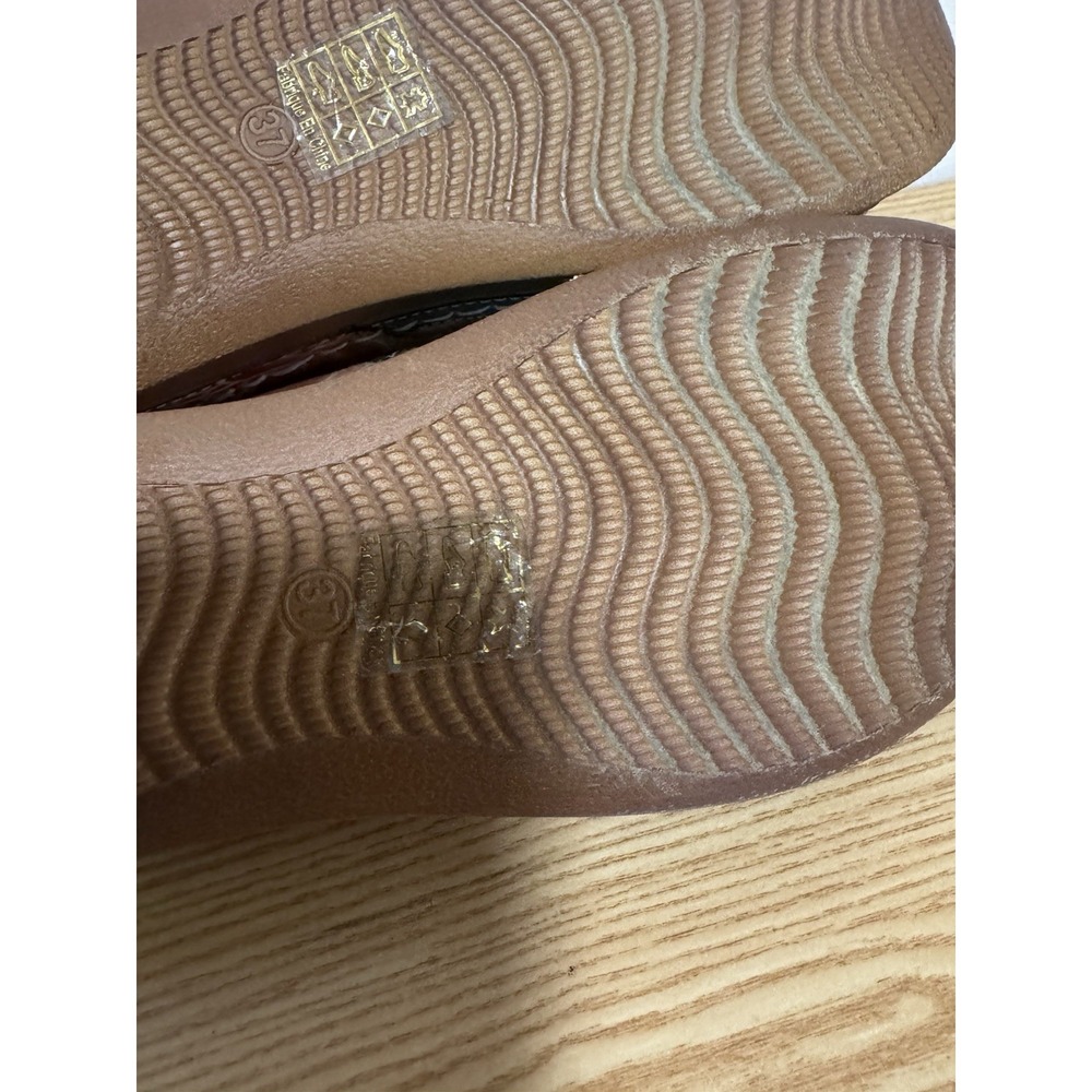 L Artiste Spring Step Sandals Women EU 37 US 6.5-7 Goodys Leather Floral Slides - Picture 6 of 6